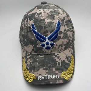 US AIR FORCE USAF WING VETERAN LEAF SHADOW CAP HAT CAMO GR40